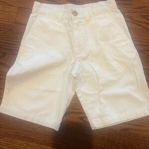 Ralph Lauren White Flat Front Men's Shorts